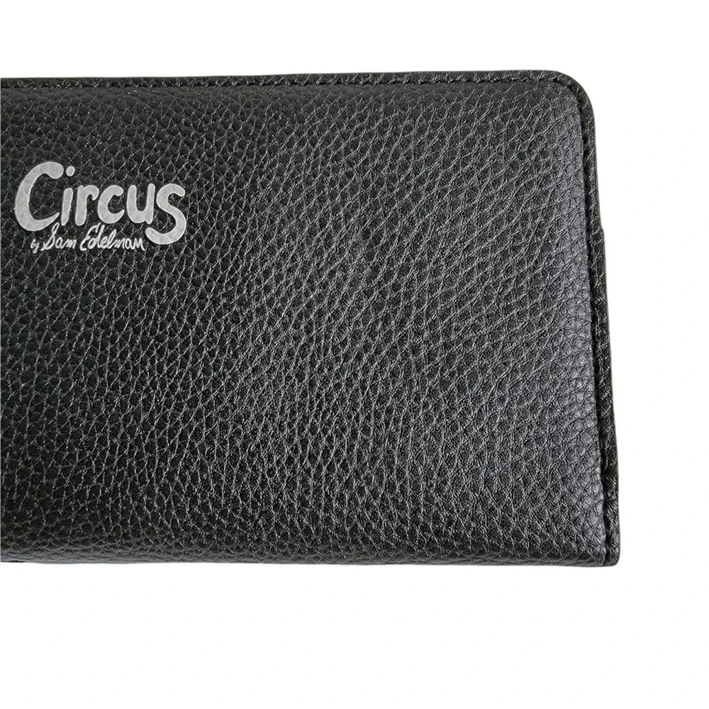 🛑 2 / $40 Sale! SAM Edelman - Circus Niccolla Slim Black Wallet NWT